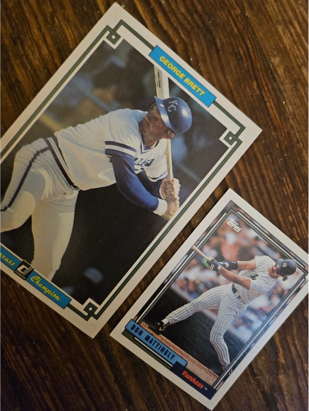 George Brett - Donruss Champions Jumbo Card #15  Kansas City Royals EUC
